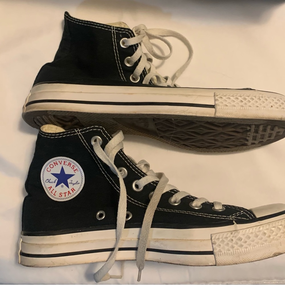The OG Black high top chuck Taylor’s / converse